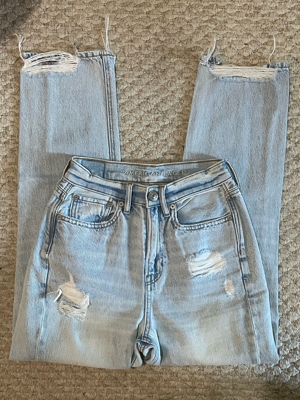 American Eagle Distressed Boyfriend Jeans